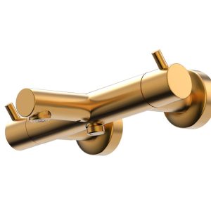 Xenz Duero bad thermostaatkraan goud geborsteld (2)
