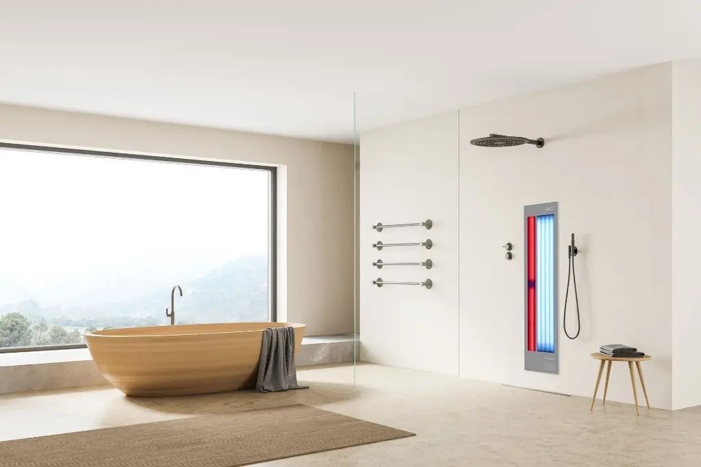 Xiomara Feel Good Shower zwart IR-UV en Infrarood 180