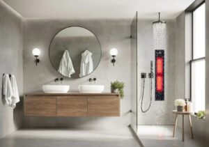 Xiomara Feel Good Shower IR-L zwart Infrarood 110