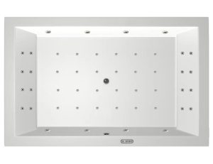 Xenz Society 2 persoons bubbelbad 190x120 cm met RB2 whirlpool wit - Society 190x120 bubbelbad