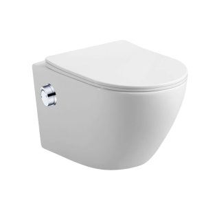Delivo Livorno bidet toilet wit rimfree met softclose zitting
