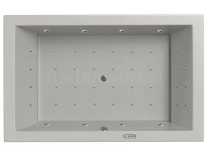 Xenz Society 2 persoons bubbelbad cement 190x120 cm met RB2 whirlpool - Xenz Society 190x120 bubbelbad cement