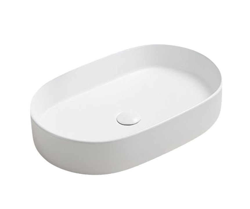 Sanisense Brefaro waskom mat wit 60x38 cm