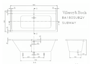 Dimensions VB Subway 180×80