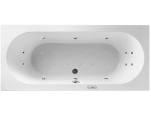 Villeroy & Boch O.Novo bubbelbad 180x80 cm met RB2 whirlpool elektrisch wit - VB O.novo 180 RB2 2