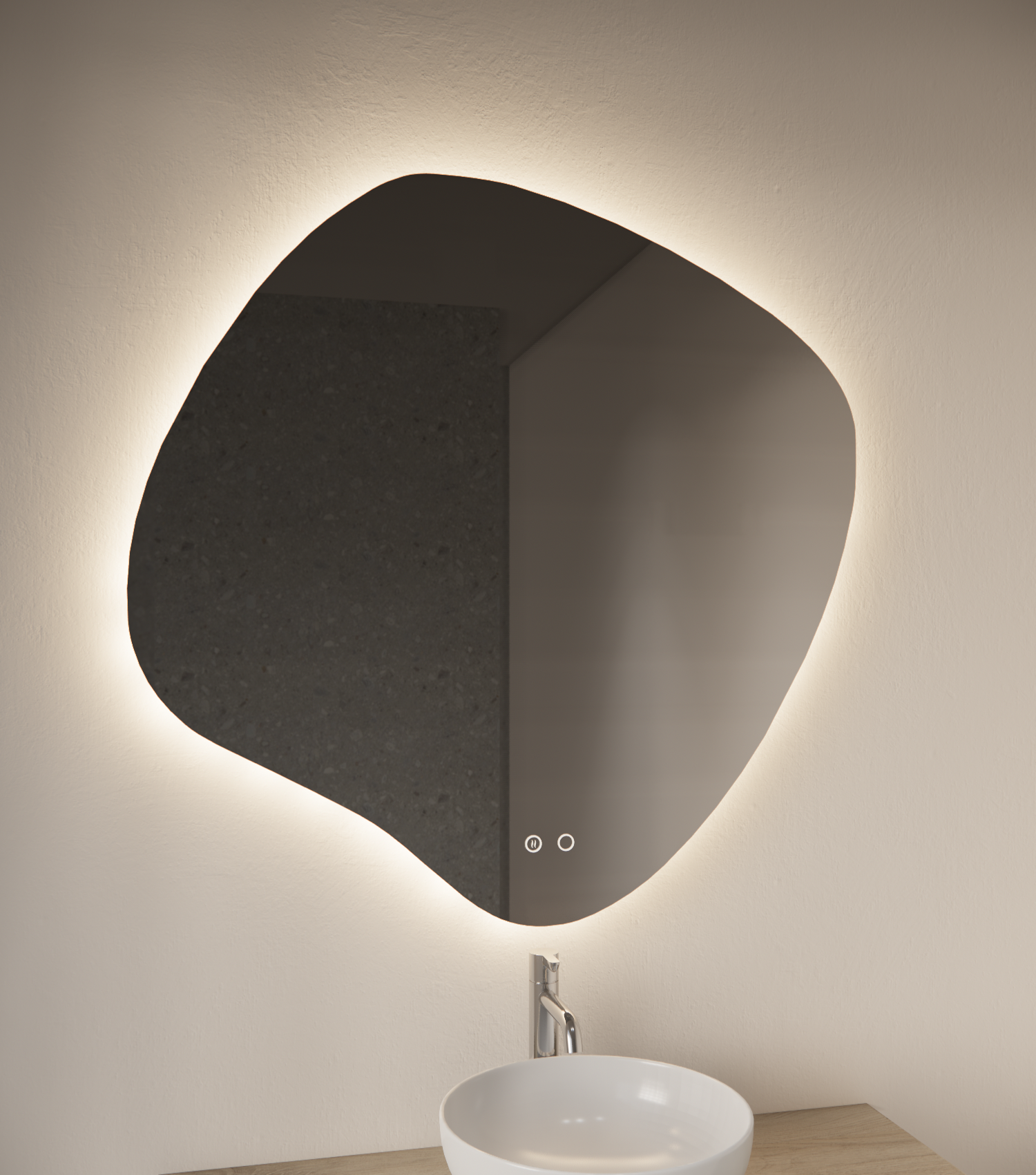 Gliss Design Clio badkamer spiegel 120 cm