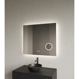 Gliss Design Lumin badkamer spiegel 90x70 cm