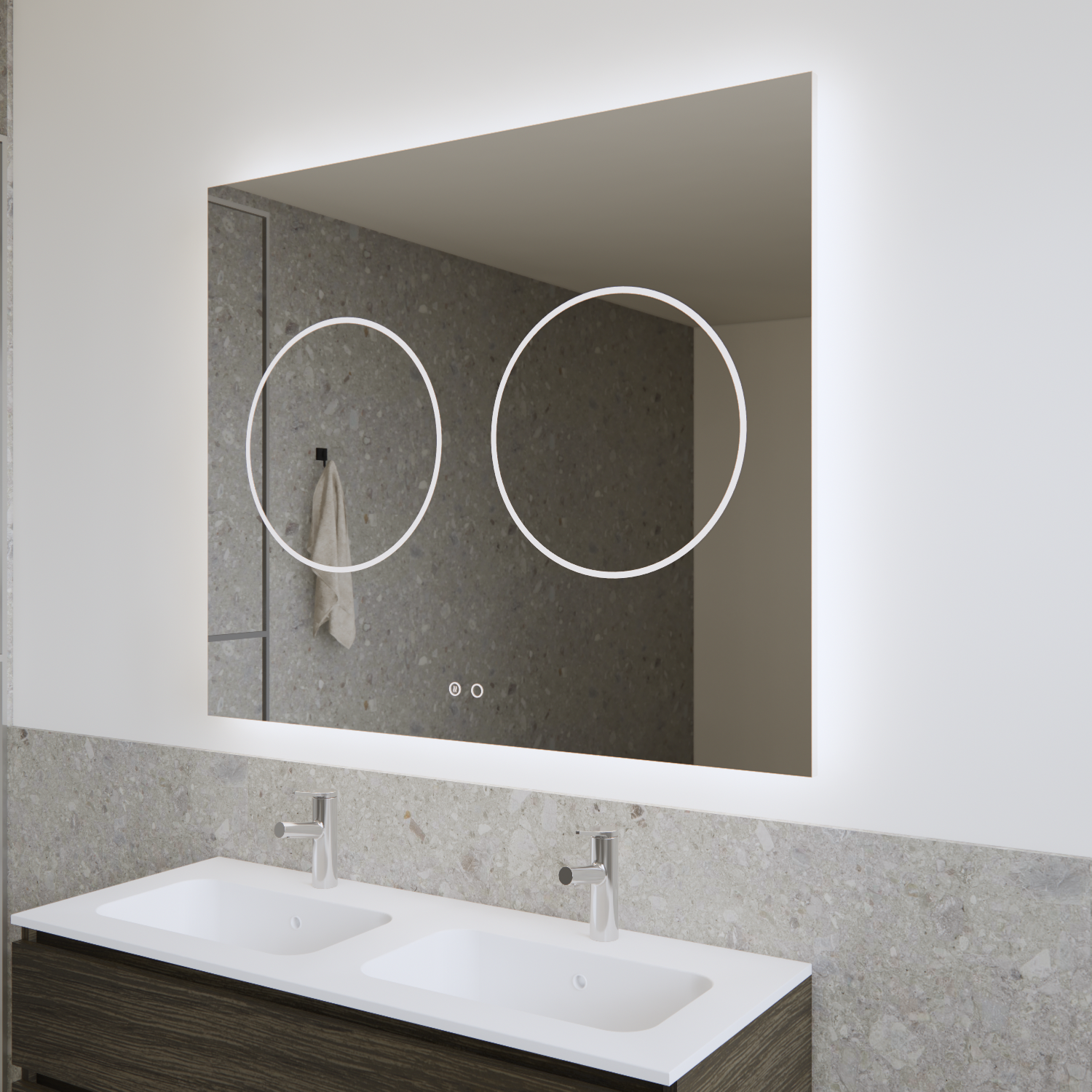 Gliss Design Lyra badkamer spiegel 160×100 cm