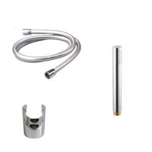 Sanisense Hannover badset chroom met staaf handdouche - Sanisenes hannover badset chroom