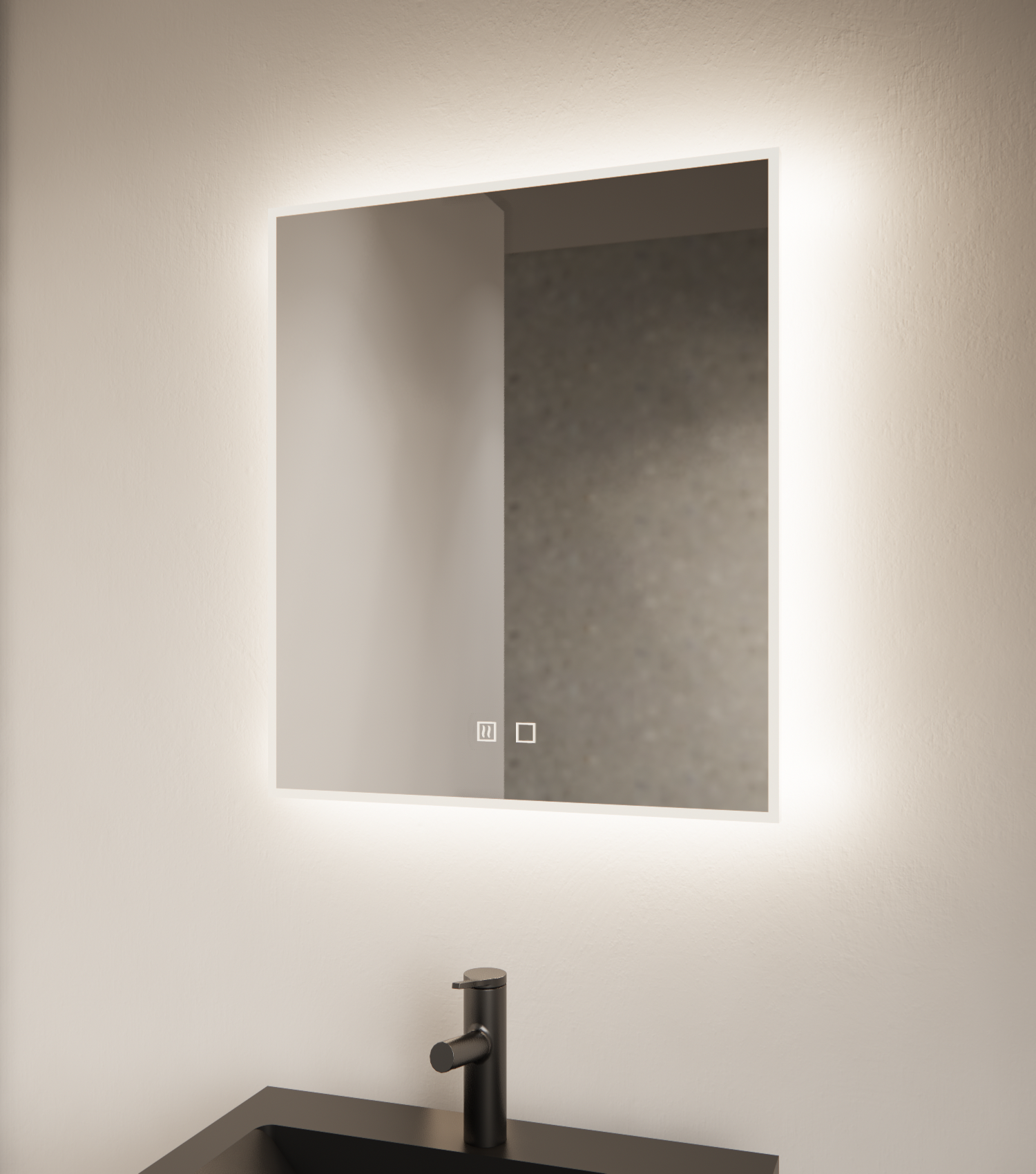 Gliss Design Style badkamer spiegel 90×70 cm