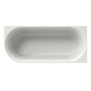 Xenz Zara 180×80 cm half vrijstaand hoekbad rechts mat wit