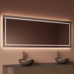 Gliss Design Lenus badkamer spiegel 180x70 cm