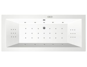 Bestbad Luso 190x90 cm whirlpool Deluxe combi - Bestbad Luso Whirlpool Deluxe combi RBo