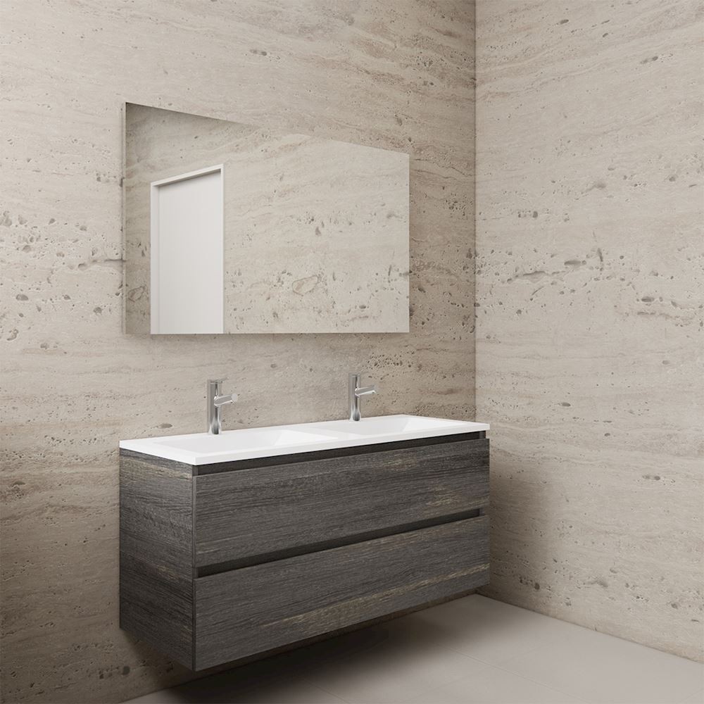 Gliss Design wastafelmeubel 120 cm Freya Oak met wastafel wit (3)