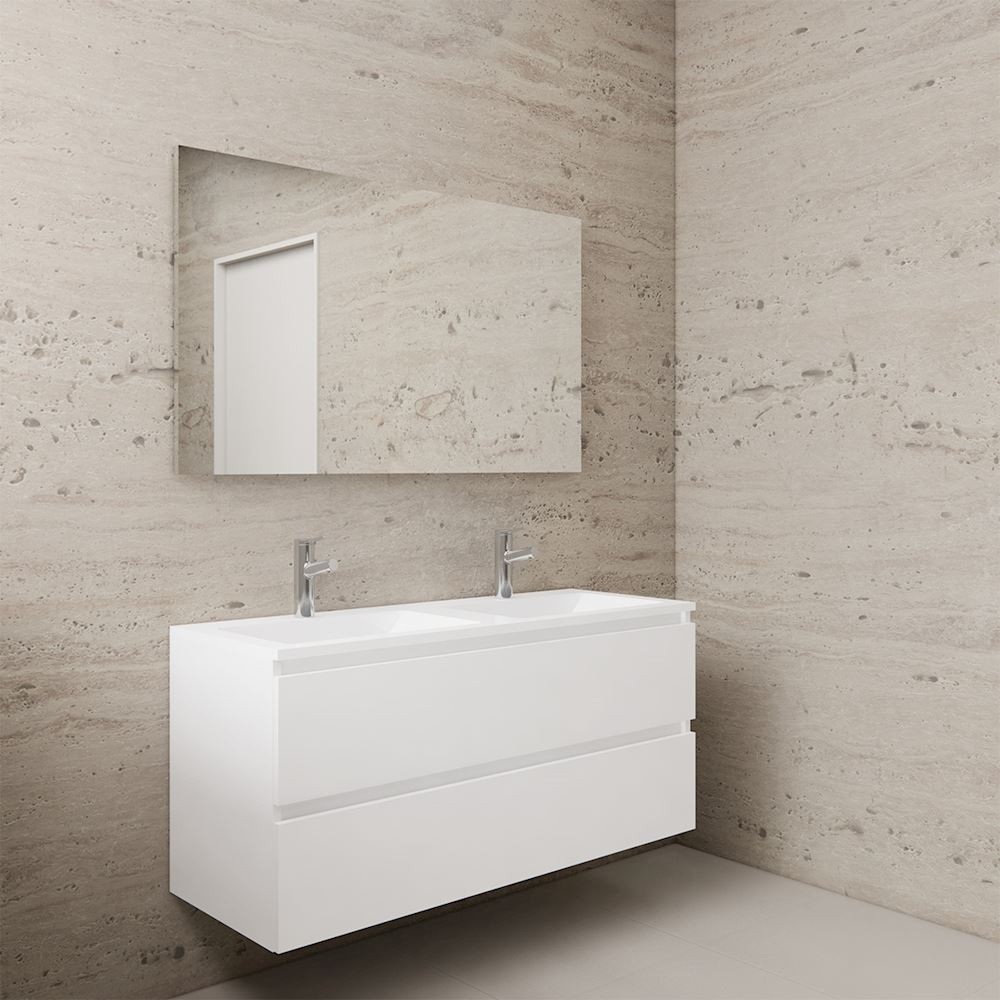 Gliss Design wastafelmeubel 120 cm antraciet hoogglans met wastafel wit (2)