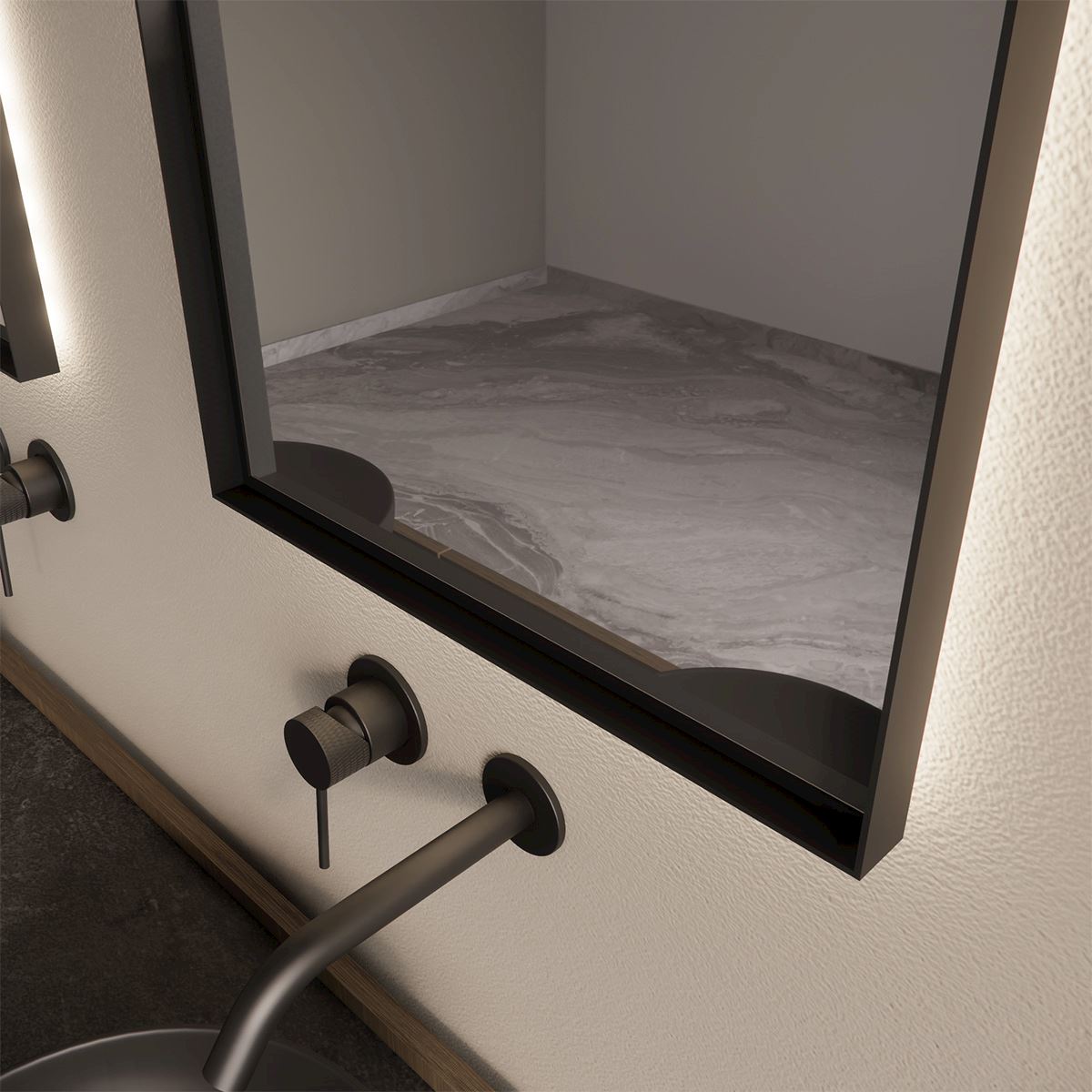 Gliss-Design-Delta-badkamer-spiegel-mat-mat-zwart-40×100-cm-2