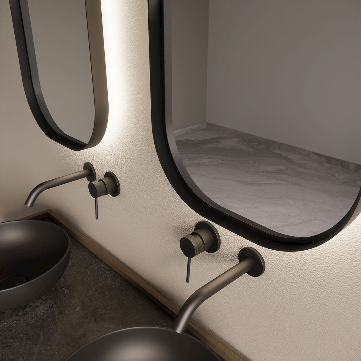 Gliss-Design-Plato-badkamer-spiegel-mat-zwart-40×100-cm-2