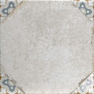 Voorbeeldtegel Linéa Sage 6x25 - Wand en vloertegel Lisboa Décor Verde 22,5x22,5 (1)