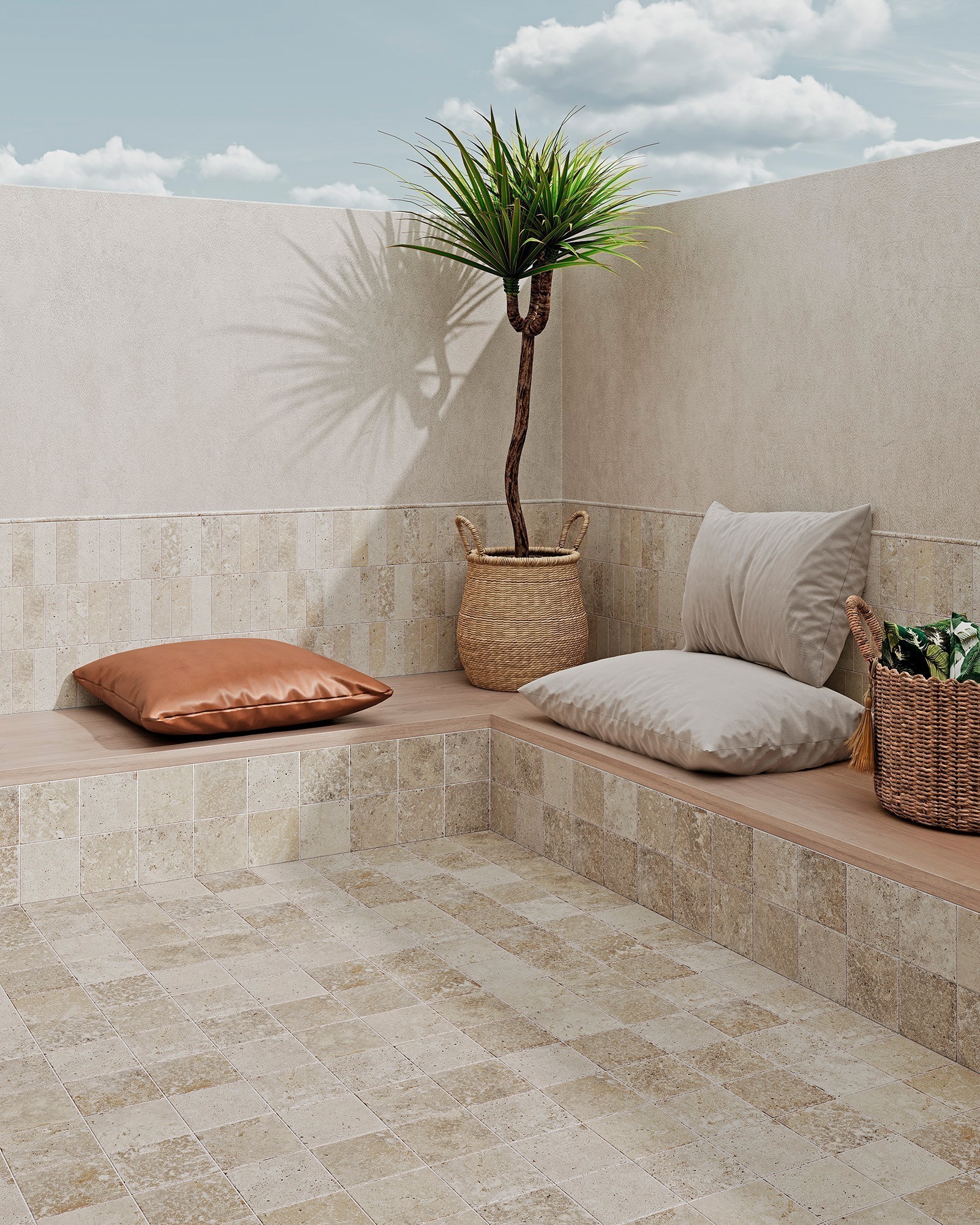 Voorbeeldtegel Amara Beige 5×15 2