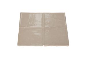 Voorbeeldtegel Linéa Emerald 6x25 - Wandtegel Vela Taupe 10x10