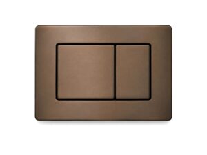 Bellano Forma drukplaat brons geschikt voor Geberit UP320 & UP720 - Bellano Forma drukplaat brons