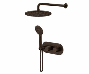 Bellano Forma thermostatische doucheset inbouw brons