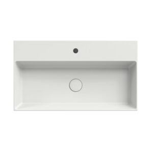 Xenz Dolce wastafel 1 kraangat 80 wit mat