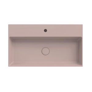 Xenz Dolce wastafel 1 kraangat 80 rose mat