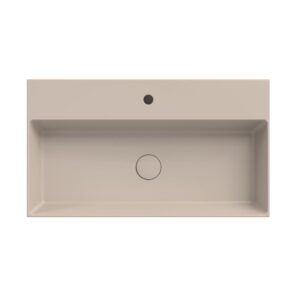 Xenz Dolce wastafel 1 kraangat 80 zand mat