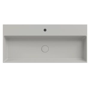 Xenz Dolce wastafel 100 1 kraangat cement mat