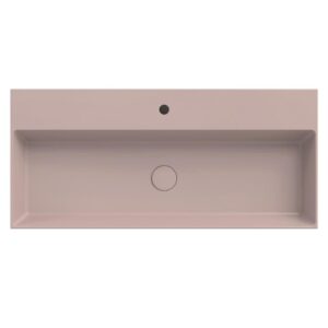 Xenz Dolce wastafel 100 1 kraangat rose mat