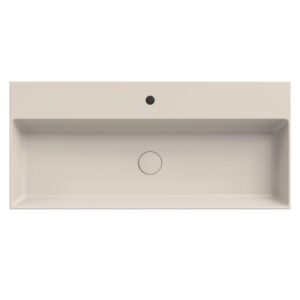 Xenz Dolce wastafel 100 1 kraangat zand mat
